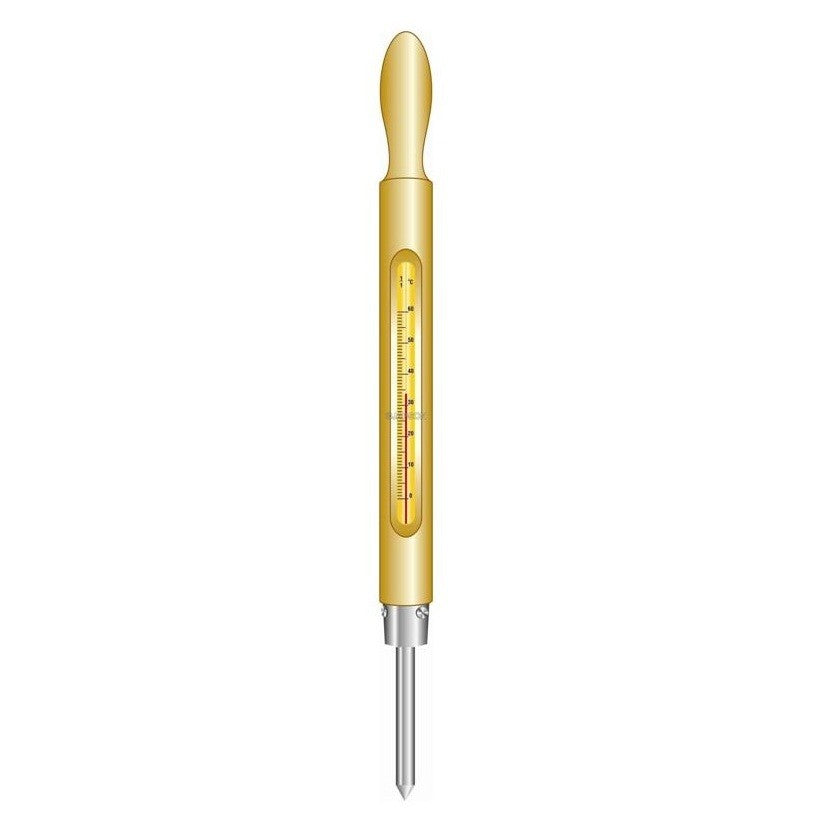 Thermometer, Soil, Brass Cone Thermometer, Soil, Brass Cone